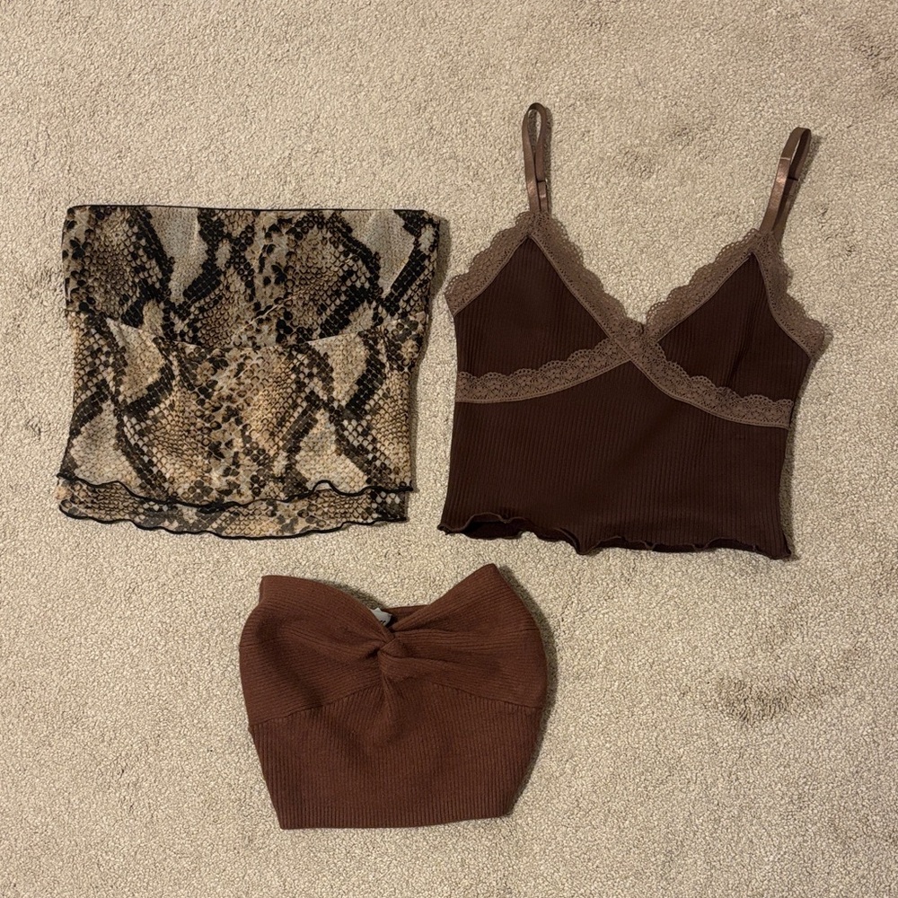 Brown Tops Bundle